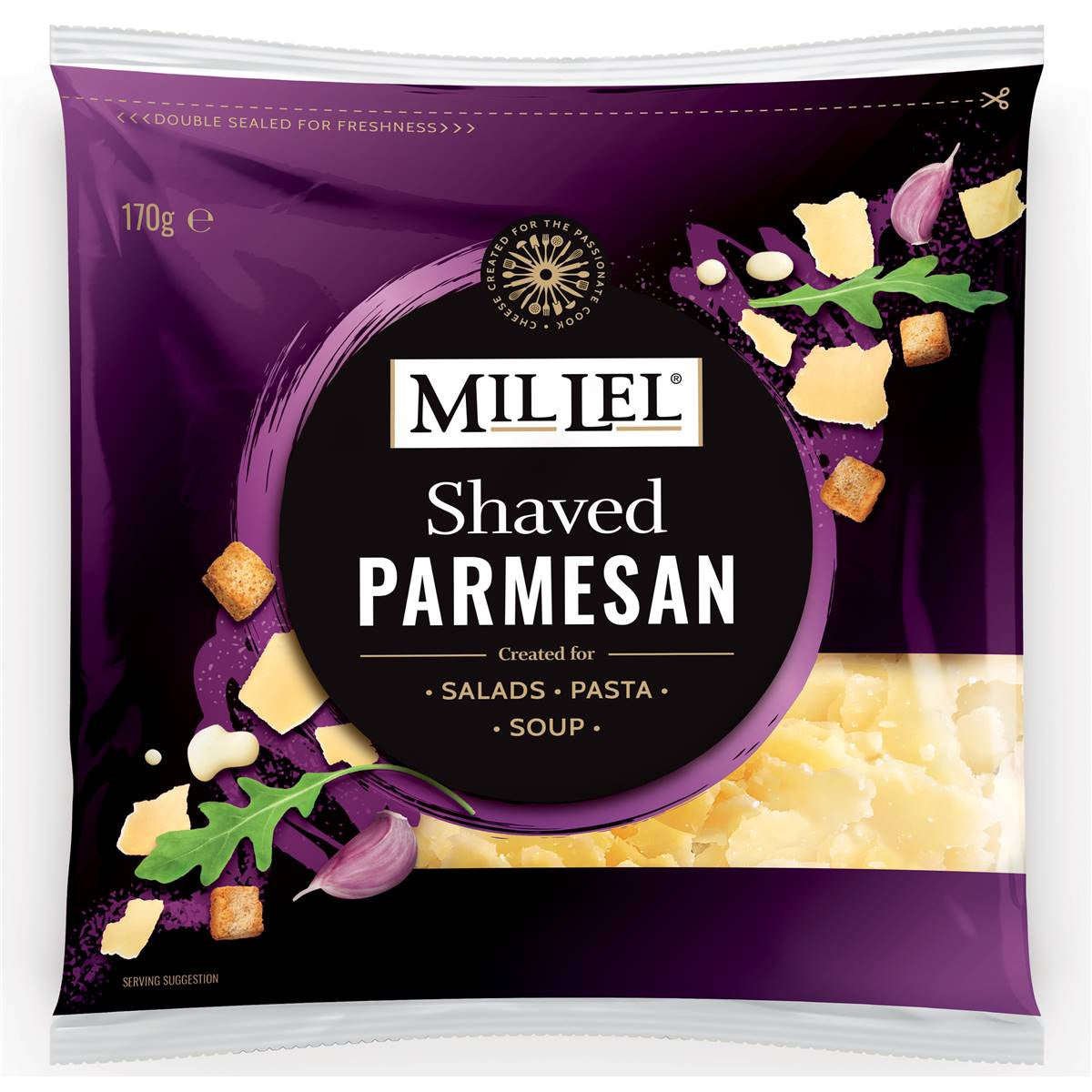 Mil Lel Parmesan Cheese Shaved 170g