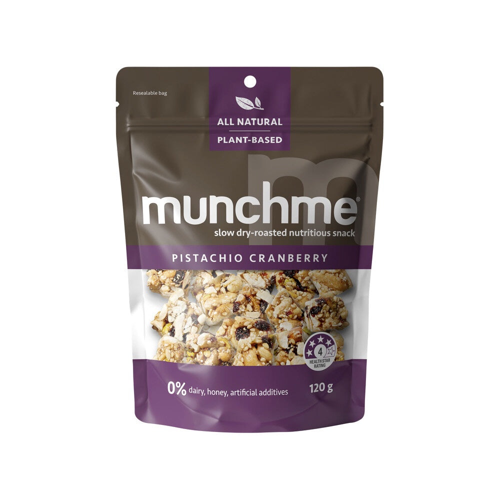 Munchme Pistachio Cranberry 120g