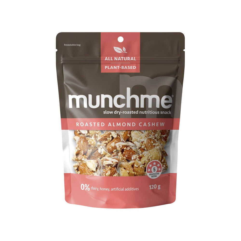 Munchme Roasted Almond Cashew 120g