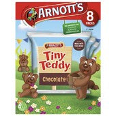 Arnotts Tiny Teddy Chocolate 8pk