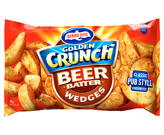 Birds Eye Golden Crunch Beer Batter Wedges 750g