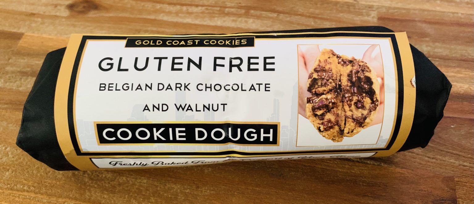 Gold Coast Gluten Free Belgian Dark Chocolate and Walnut Cookie Dough 600g