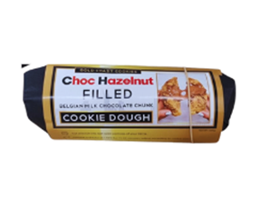 Gold Coast Double Choc Filled Cookie Dough with Hazelnut Cream 600g