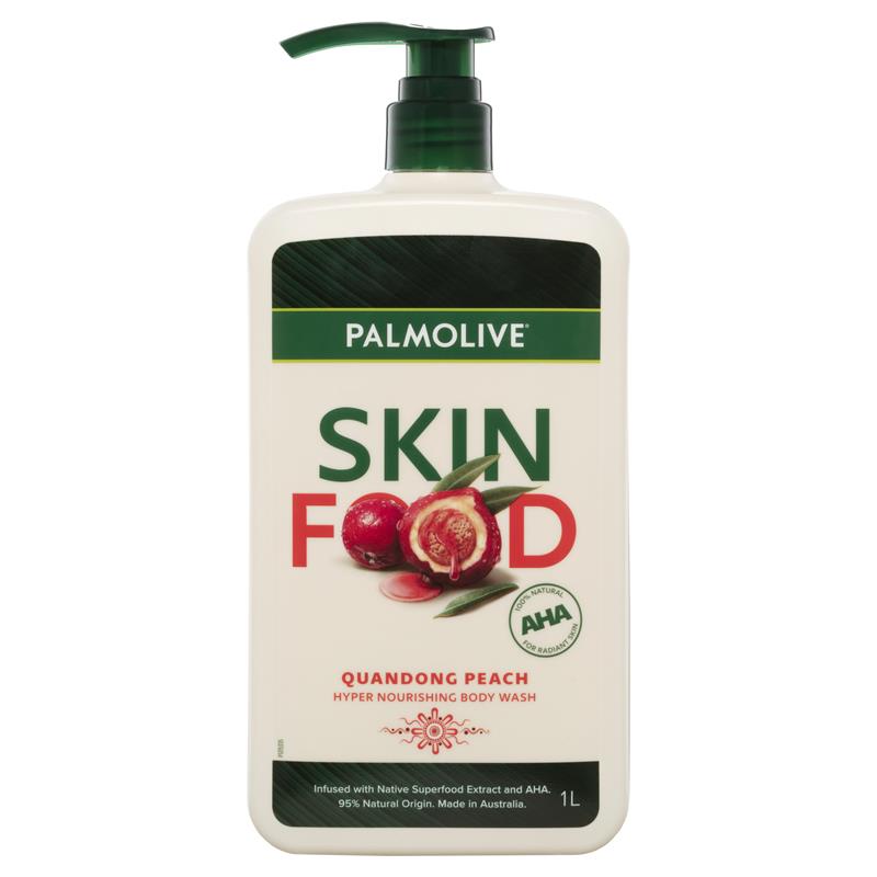 Palmolive Skin Food Quandong Peach Body Wash 1L