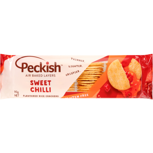 Peckish Rice Crackers Sweet Chilli 90g