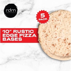 RDM Pizza Rustic Edge Pizza Base 12 inch 5pk