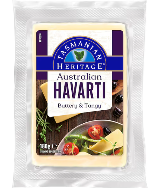 Tasmanian Heritage Havarti Cheese 180g