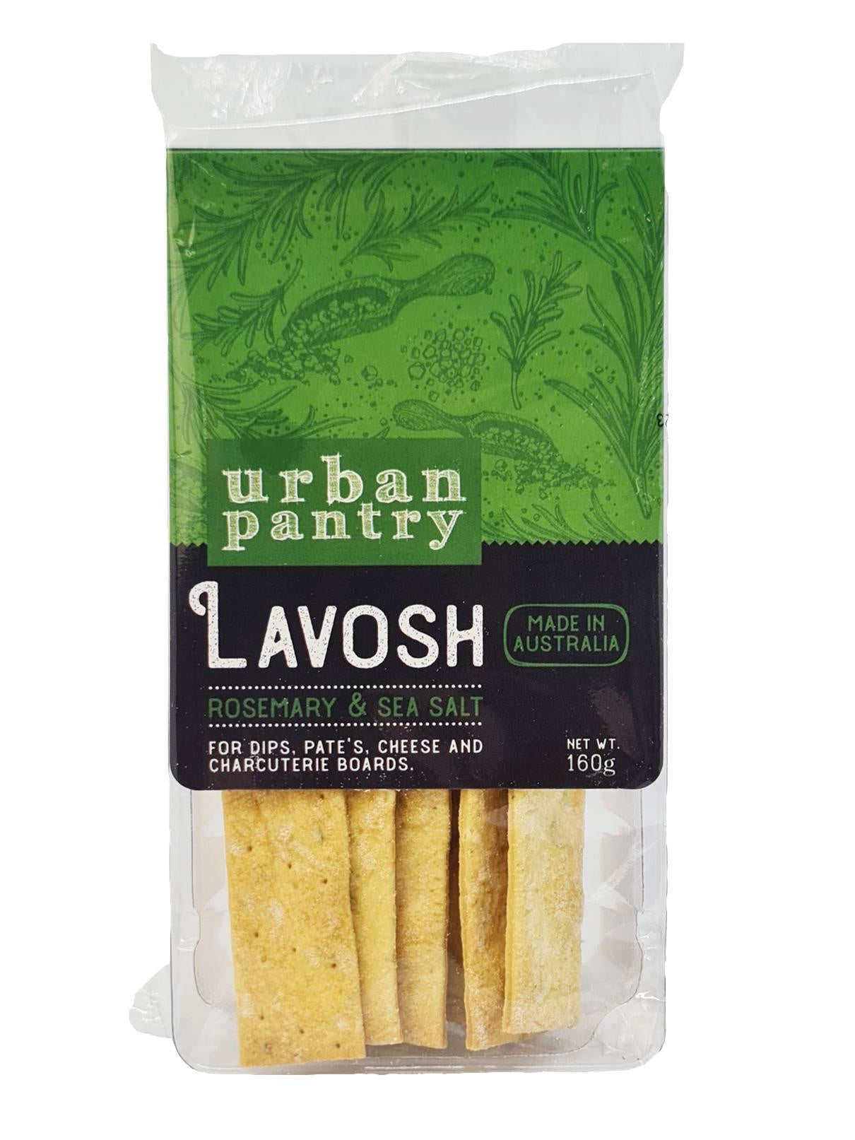 Urban Pantry Lavosh Rosemary & Sea Salt 160gm