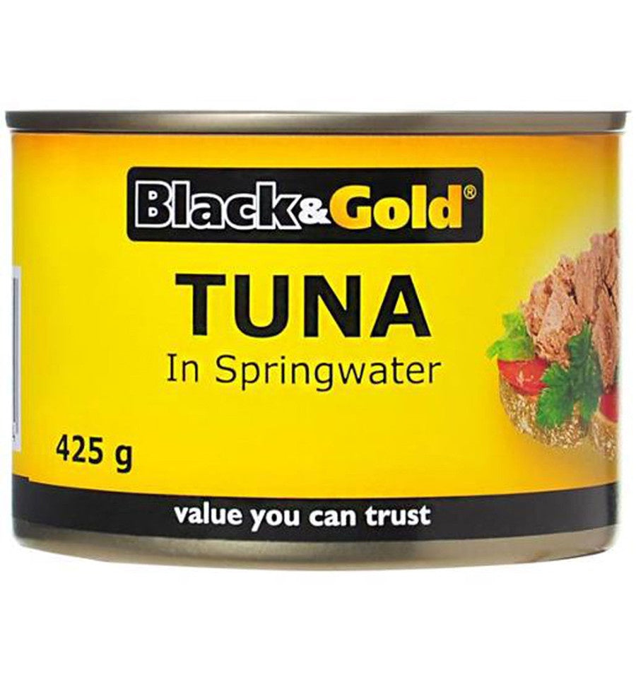 Black & Gold Tuna in Springwater 425g