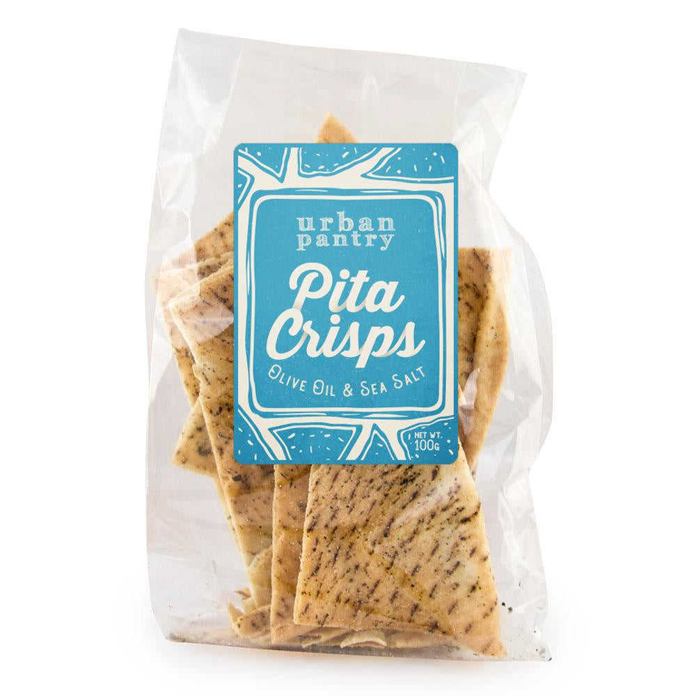 Urban Pantry Olive Oil & Sea Salt Pita Crisps 100gm