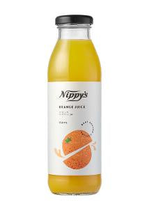 Nippy's glass bottle orange juice 350ml