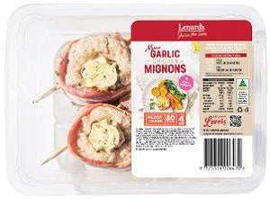 Lenards Garlic Chicken Mince Mignons 4pk