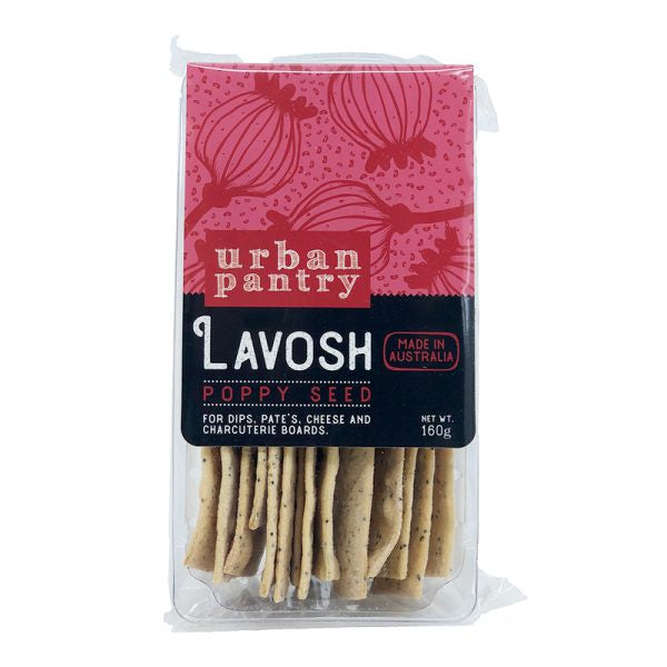 Urban Pantry Lavosh Poppy Seed 160g