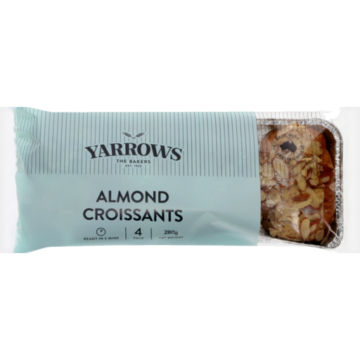 Yarrows Almond Croissant 4pk