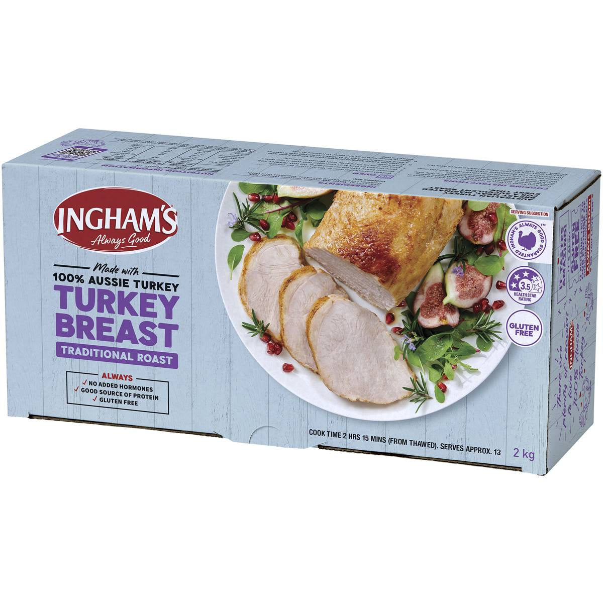 Inghams Turkey Breast Traditional Roast 2kg