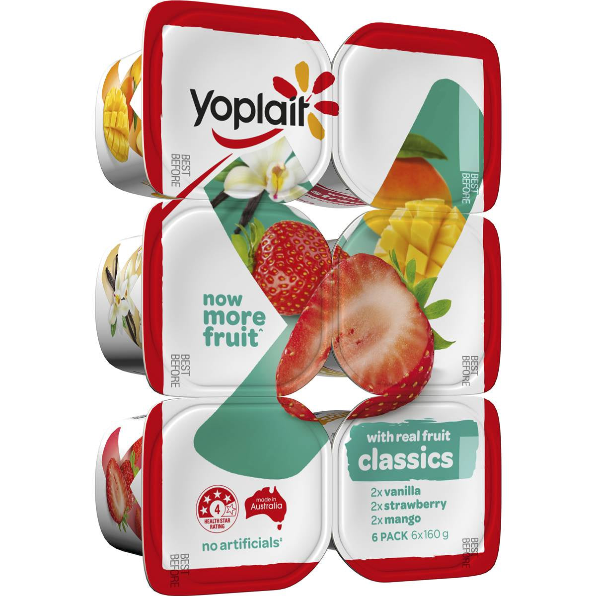Yoplait Real Fruit Classics 6pk
