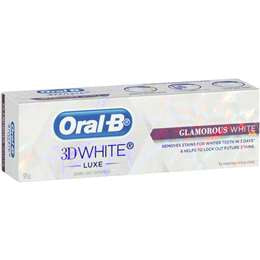 Oral B Toothpaste Glamorous White 95g