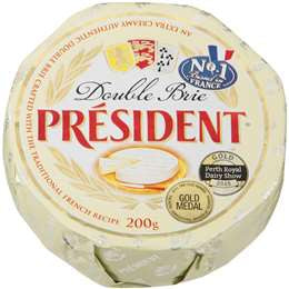 President Double Brie Cheese 200g