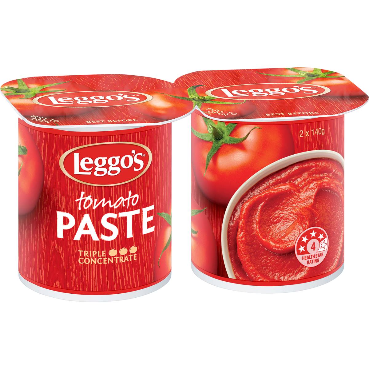 Leggos Tomato Paste Tub 2 x 140g