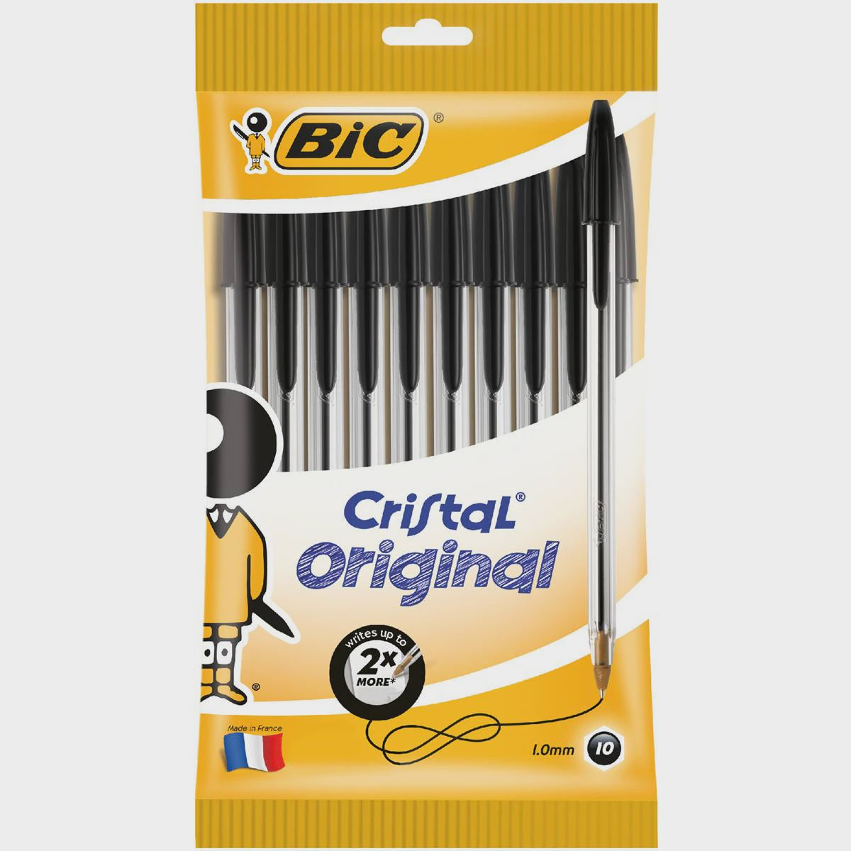 Bic Cristal  Ballpoint Pen Black 10pk