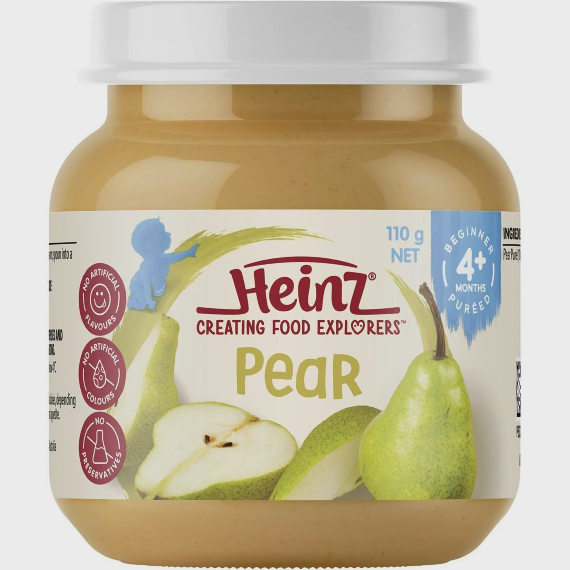 Heinz Pear Baby Food Jar 110g