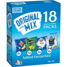 Smith's Multipack Variety Original Salted Mix 18 pk