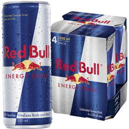 Red Bull Energy Drink 250ml x 4pk