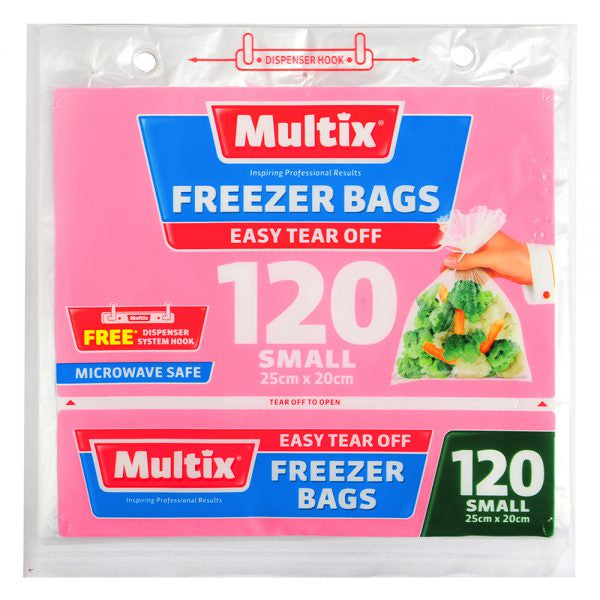 Multix Freezer Bags Small Tear Off 120pk