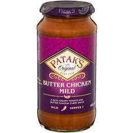 Pataks Butter Chicken Mild Simmer Sauce 450g