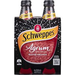 Schweppes Agrum Blood Orange  300ml 4pk