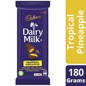 Cadbury Dairy Milk Tropical Pineapple Block 180g