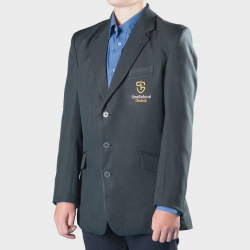 Blazer Navy Boys with Logo Size 20