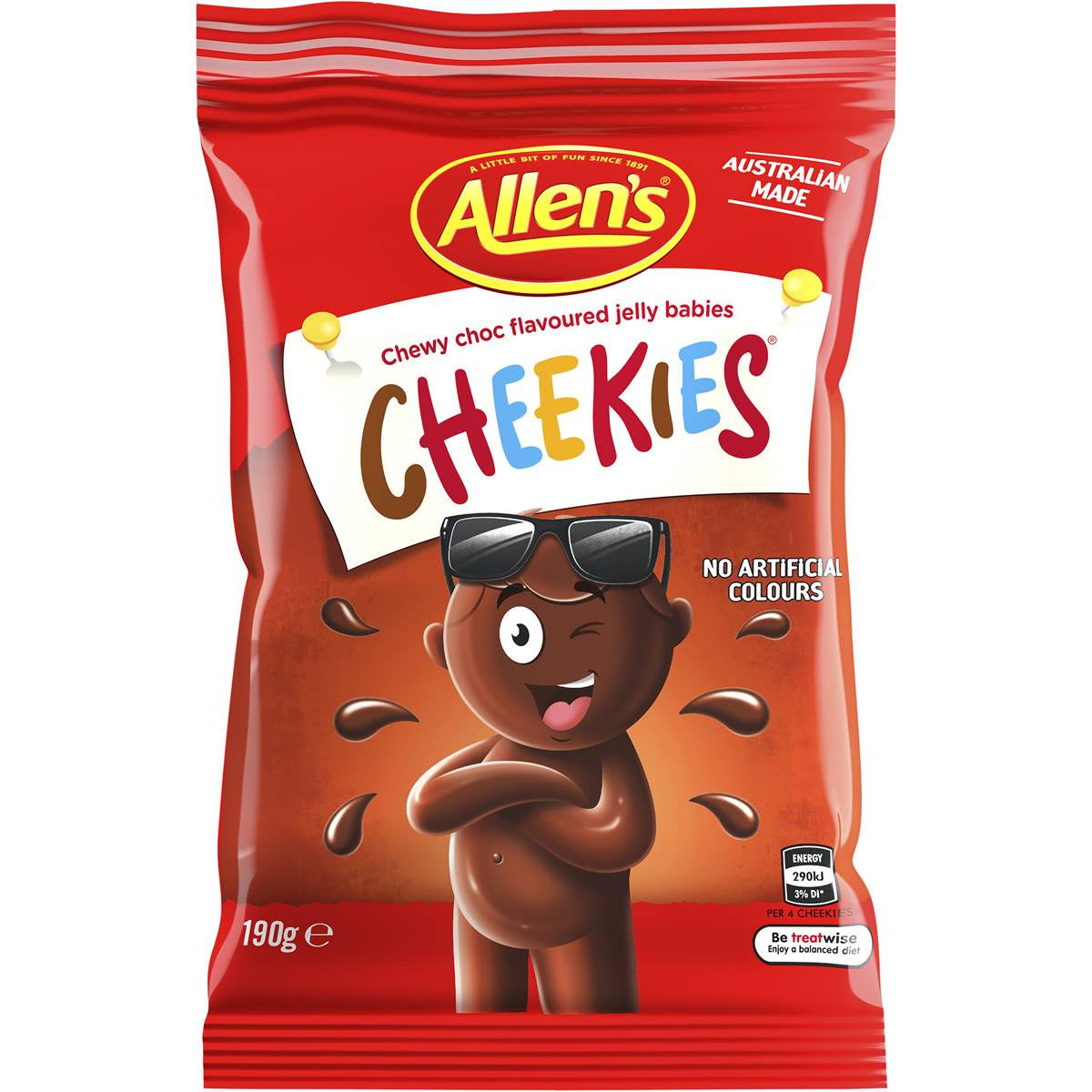 Allen's Cheekies Lollies 190g