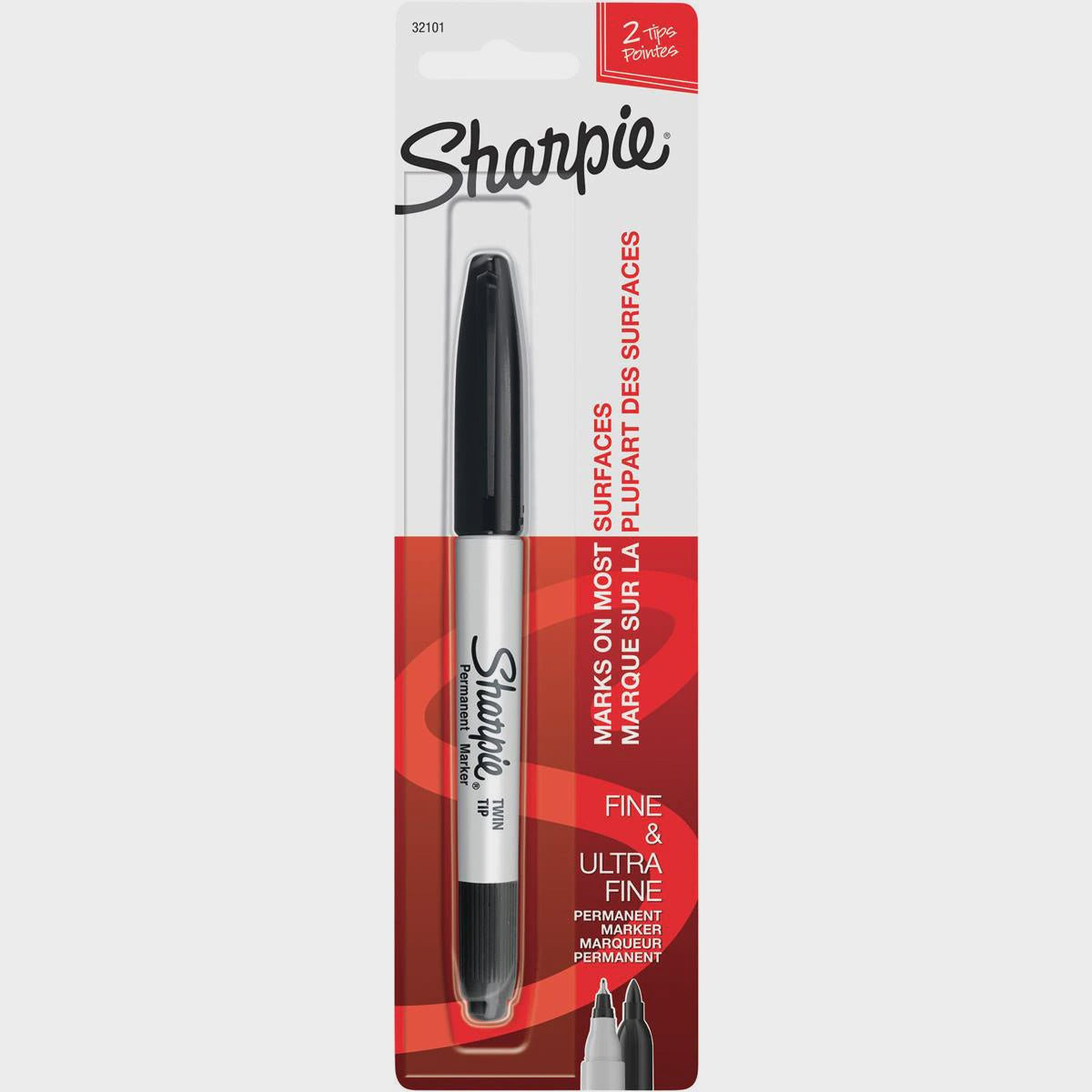 Sharpie Permanent MarkerTwinTip Black