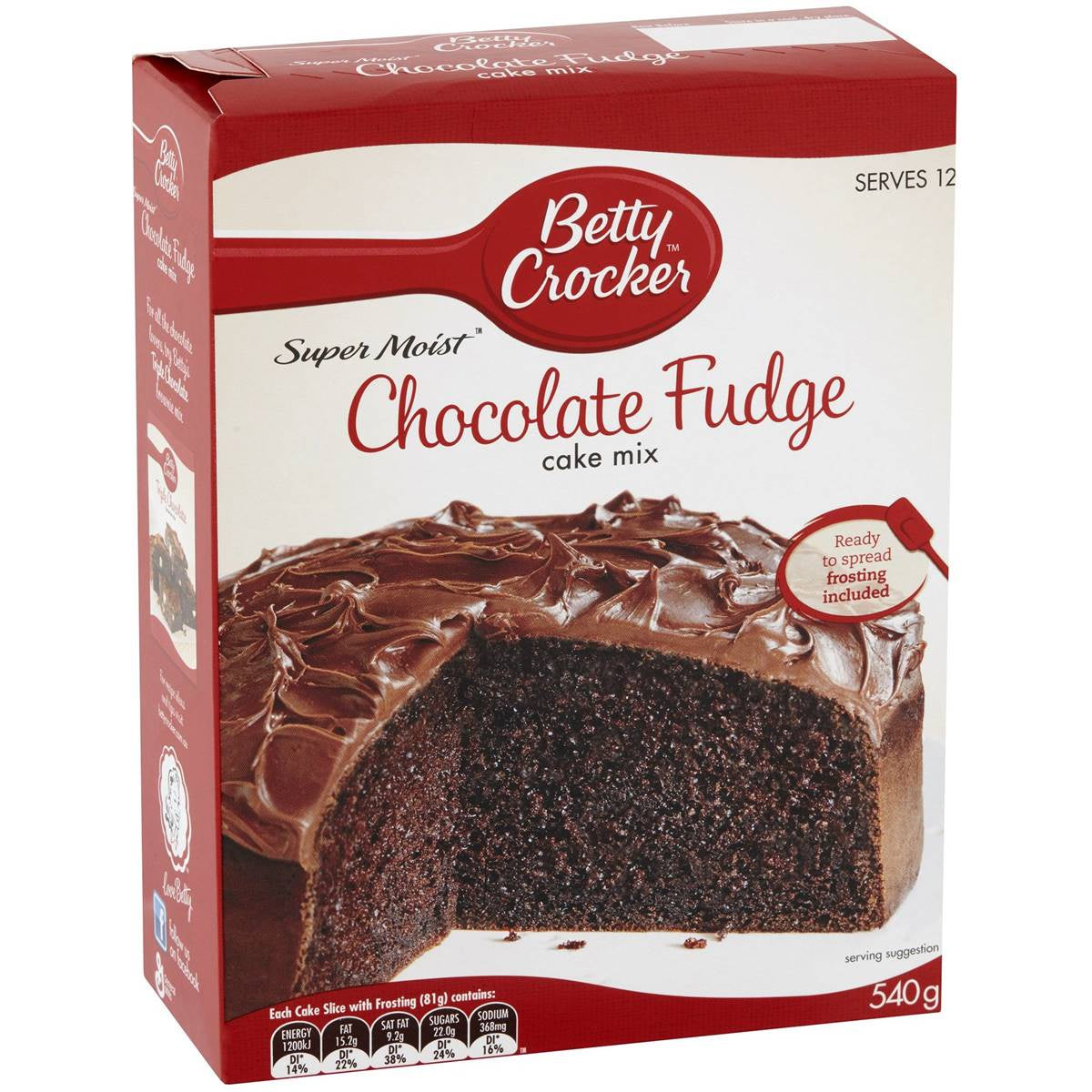 Betty Crocker Chocolate Fudge Cake Mix 540g