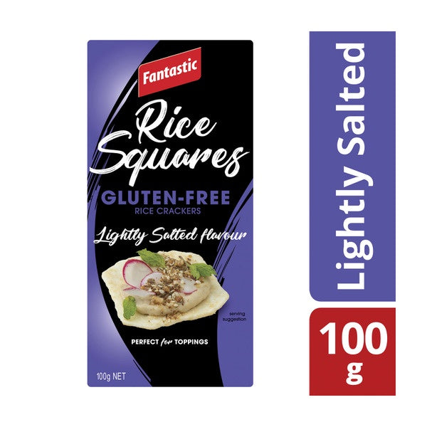 Fantastic Rice Squares Lightly Salted | 100g