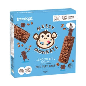 Messy Monkeys Rice Puff Bars 120g