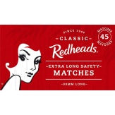 Redheads Extra Long Matches 45pk