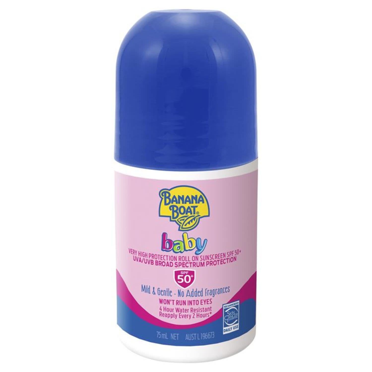 Banana Boat Baby Sunscreen Roll On Spf 50+ 75ml