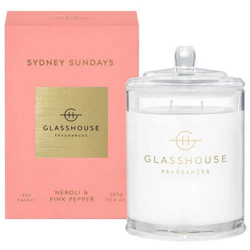 Glasshouse Sydney Sunday Neroli & Pink Pepper 380g