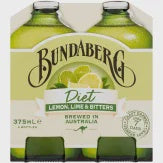 Bundaberg Diet Lemon Lime & Bitters 375ml 4pk