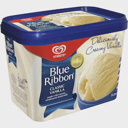 Streets Blue Ribbon Icecream Vanilla 2L