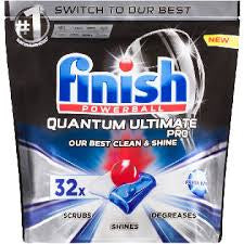 Finish Dishwasher Tablets Quantum Ultimate Pro  Fresh Burst 32pkt