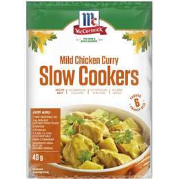 McCormick Slow Cook Mild Chicken Curry 40g