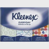 Kleenex 6 Pack Tissues Pocket