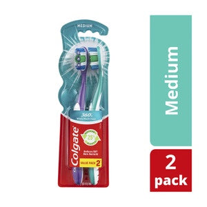 Colgate 360 Degree Value Pack Medium Toothbrush