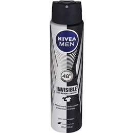 Nivea Men Aerosol Invisible Black & White 250ml