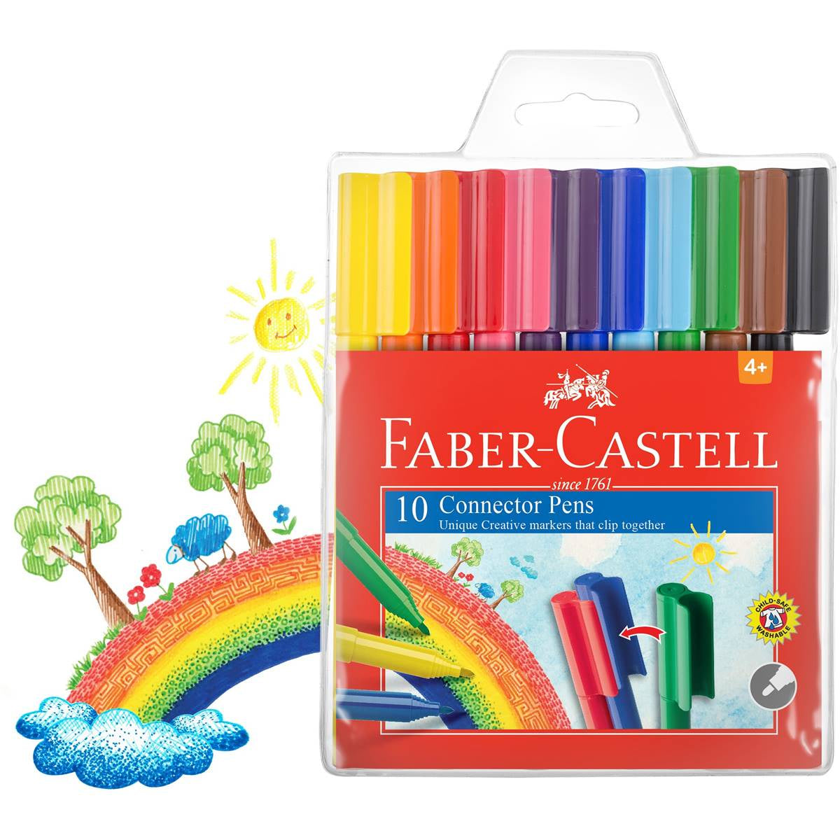 Faber-Castell Connector Pens 10pk