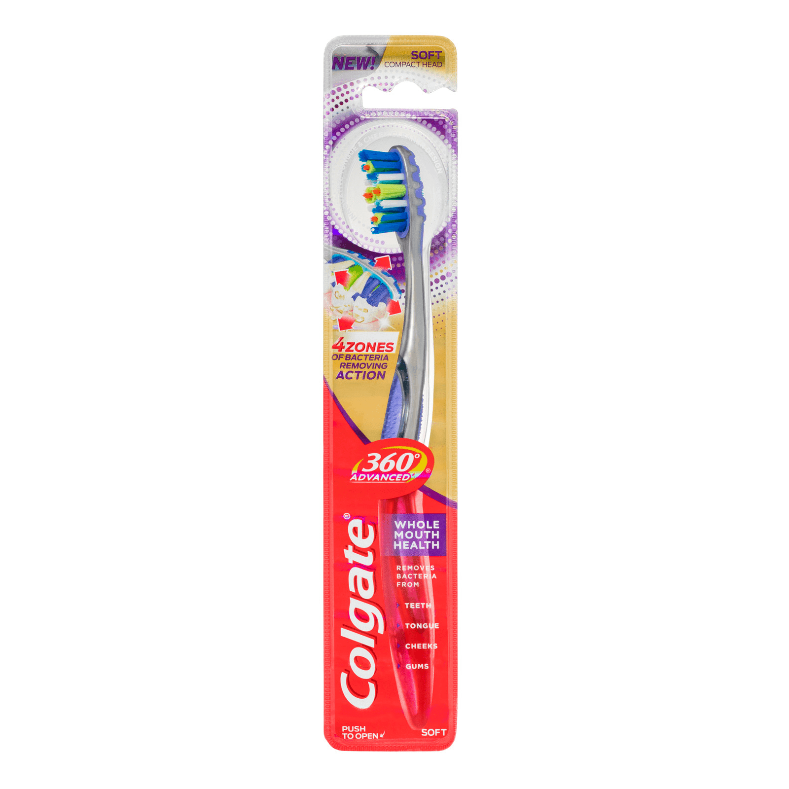 Colgate Toothbrush 360 Advanced Soft 1pk