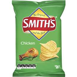 Smiths Chips Crinkle Cut Chicken 170g